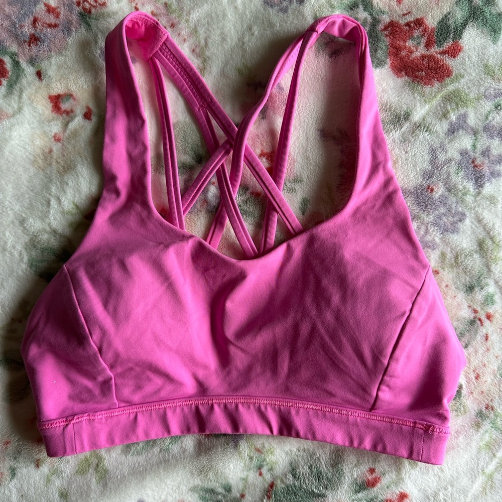 Pink Women's Sports Bra